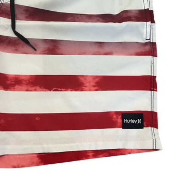 NEW Hurley Board Shorts Men’s Large Flag Patriotic‎ Stars & Stripes - Picture 12 of 15